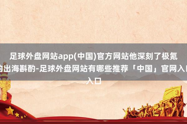 足球外盘网站app(中国)官方网站他深刻了极氪的出海斟酌-足球外盘网站有哪些推荐「中国」官网入口